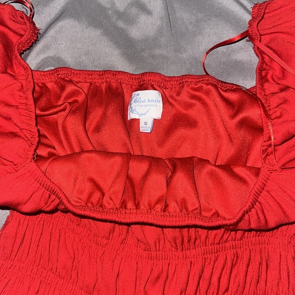 Francesca’s Red Romper Dress - Picture 2 of 3